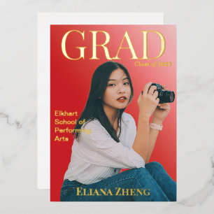 Special Edition Magazine Graduation Announcement