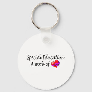 Special Education,A Work Of Love Keychain