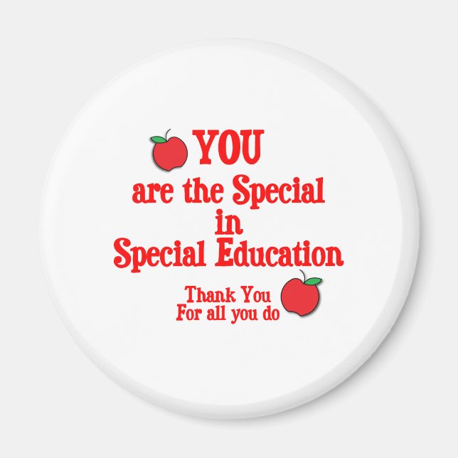 Special Education Appreciation Magnet (Front)
