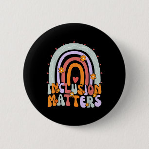 Special Education Autism Awareness Teacher Inclusi 2 Inch Round Button