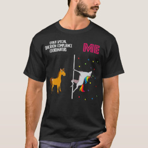 Special Education Compliance Coordinator Unicorn O T-Shirt