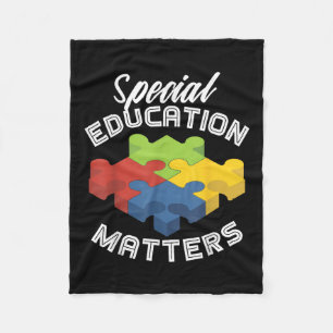 Special Education S Autism Awareness S  Fleece Blanket