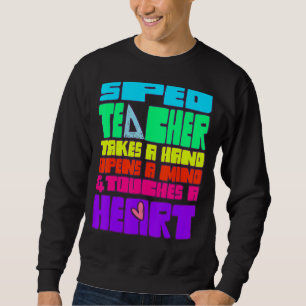 Special Education Sped Teacher Takes A Hand Opens Sweatshirt