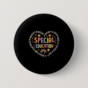 Special Education Squad Dream Team Sped Teacher Ap 2 Inch Round Button