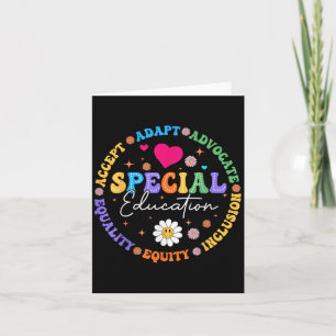 Special Education Squad Dream Team Sped Teacher Ap Card