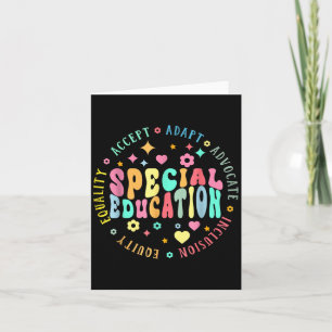 Special Education Squad Dream Team Sped Teacher Ki Card
