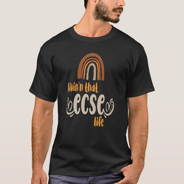 Special Education Squad Ecse Ed T-Shirt (Front)