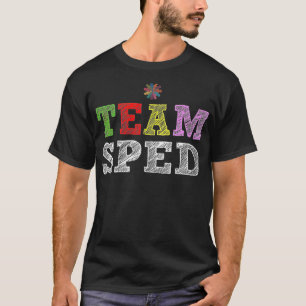 Special Education T shirt Team SPED Squad Special 