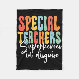 Special Education Teacher Behaviour Educator  Fleece Blanket