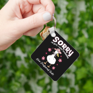 Special Education Teacher - Funny Goose Sayings Keychain