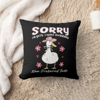 Special Education Teacher - Funny Goose Sayings Throw Pillow