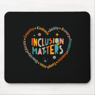 Special Education Teacher Inclusion S Autism Aware Mouse Pad