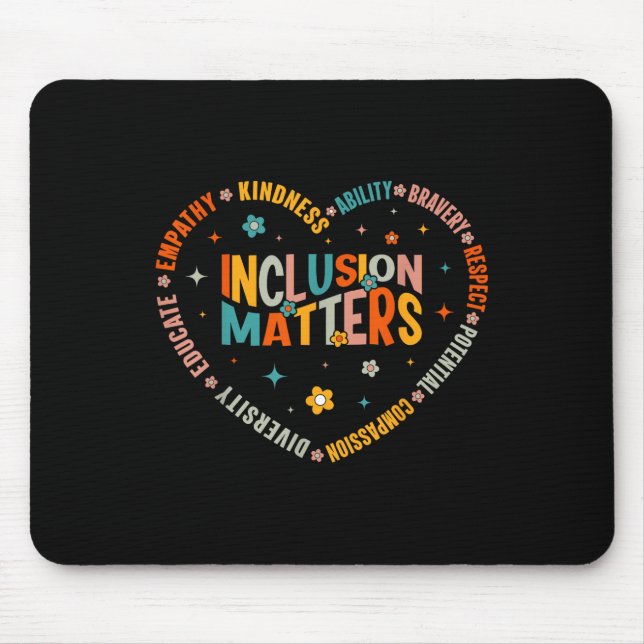 Special Education Teacher Inclusion S Autism Aware Mouse Pad (Front)