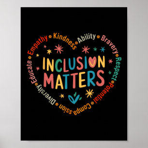 Special Education Teacher Inclusion S Autism Aware Poster