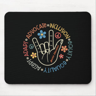 Special Education Teacher Inspirational Autism Awa Mouse Pad