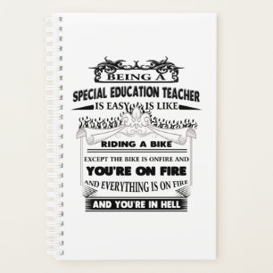 Special Education Teacher Planner Gifts Women Men
