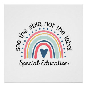 Special Education Teacher Shirt,Sped Teacher Poster