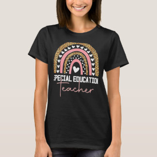 Special Education Teacher Sped Ed Sped Leopard Rai T-Shirt