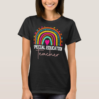 Special Education Teacher Sped Ed Sped Leopard Rai T-Shirt