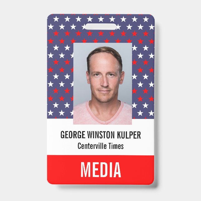 SPECIAL ELECTION EVENT SECURITY / ID BADGE (Front)