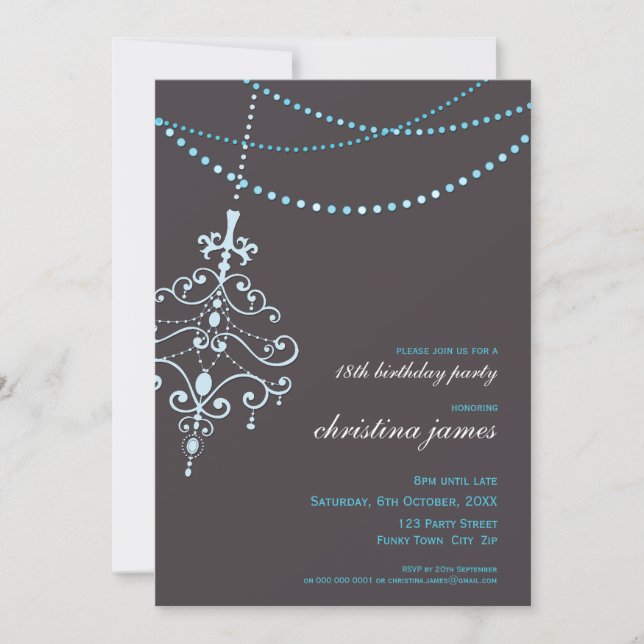 SPECIAL EVENT INVITES :: chandelier + lights 1 (Front)
