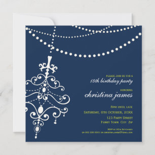 SPECIAL EVENT INVITES :: chandelier + lights 6SQ