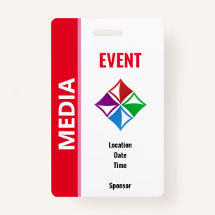 Special Event Security Pass Badge