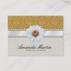 Special Events   Classic Yellow Business Card
