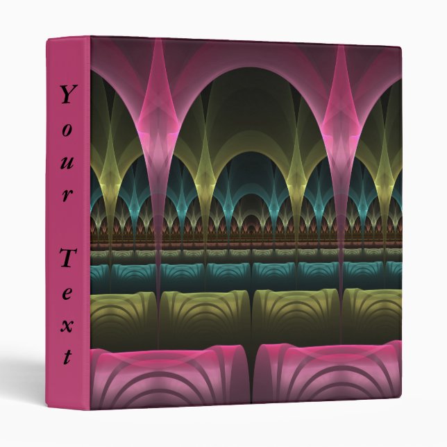 Special Fantasy Abstract Colourful Fractal Own Tex Binder (Front/Spine)