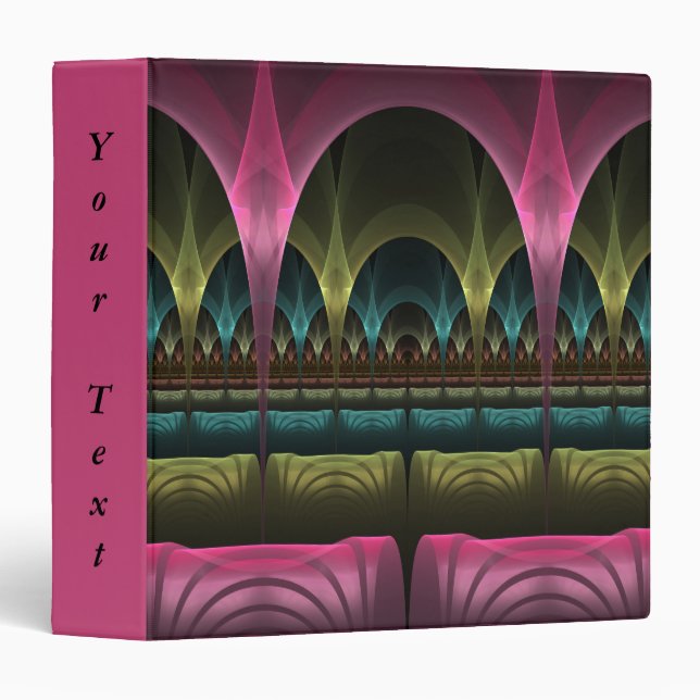 Special Fantasy Abstract Colourful Fractal Own Tex Binder (Front/Spine)