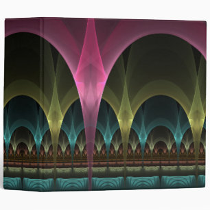 Special Fantasy Pattern Abstract Colourful Fractal Binder