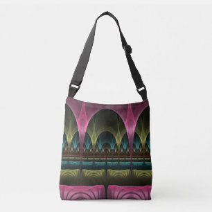 Special Fantasy Pattern Abstract Colourful Fractal Crossbody Bag