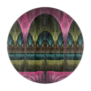 Special Fantasy Pattern Abstract Colourful Fractal Cutting Board
