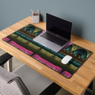 Special Fantasy Pattern Abstract Colourful Fractal Desk Mat