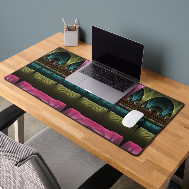 Special Fantasy Pattern Abstract Colourful Fractal Desk Mat (Office 2)