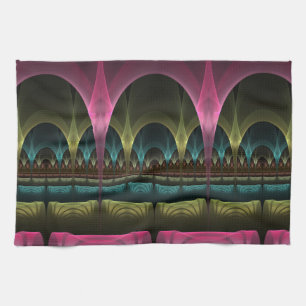 Special Fantasy Pattern Abstract Colourful Fractal Kitchen Towel