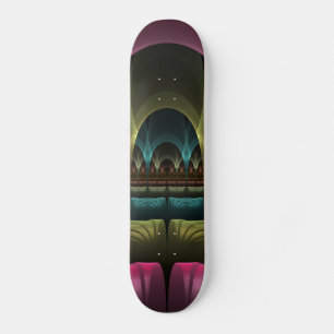 Special Fantasy Pattern Abstract Colourful Fractal Skateboard