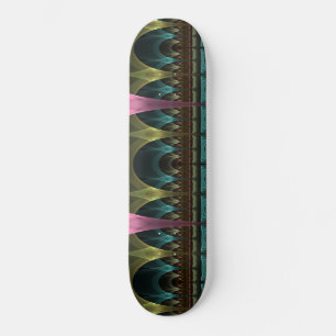 Special Fantasy Pattern Abstract Colourful Fractal Skateboard