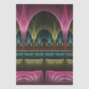 Special Fantasy Pattern Abstract Colourful Fractal Tissue Paper