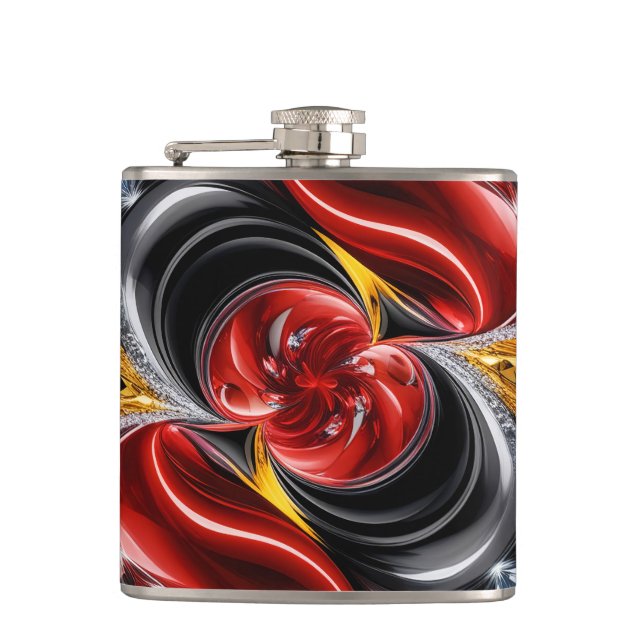 Special flask with German Colours Design (Front)