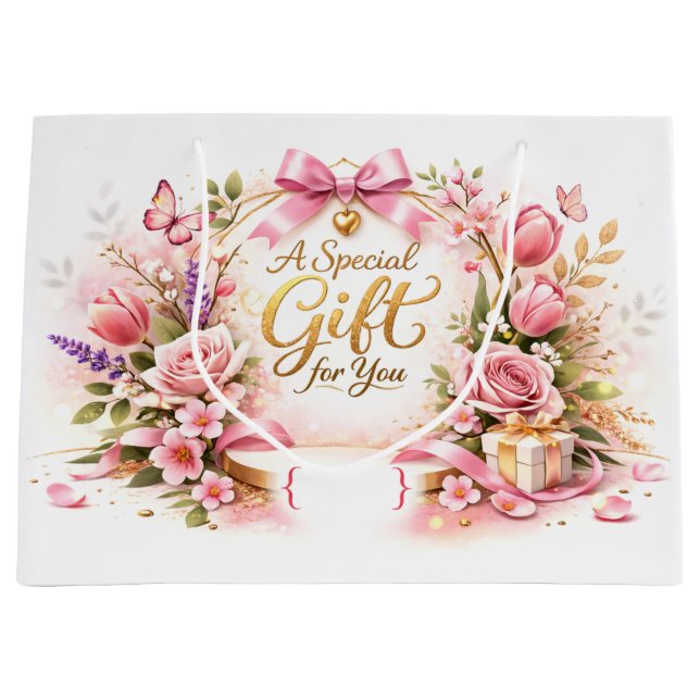 Special Floral Gift Bag for Every Occasion (Front)