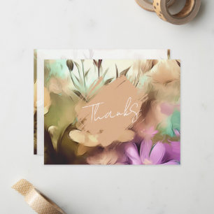 Special Floral Thank You Card