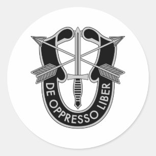Special Forces Classic Round Sticker