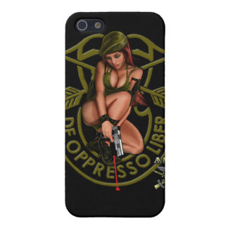 Special Forces Green Beret Pin Up Girl Case For iPhone 5/5S