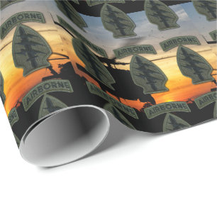 Special Forces Green Berets sf sfg sof patch Wrapping Paper