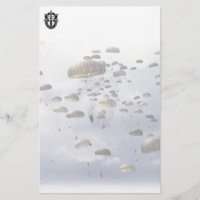 Special Forces Green berets wife mom Stationery
