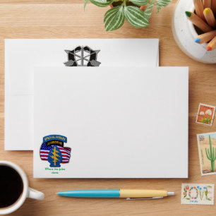Special Forces Group Green Berets envelope