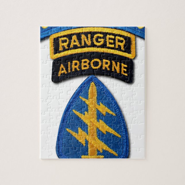 Special Forces Group Green Berets SF SOF SFG SOC Jigsaw Puzzle (Vertical)