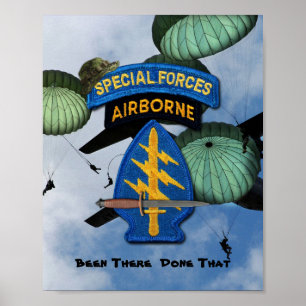 Special Forces Group Green Berets SFG SF Vets Poster
