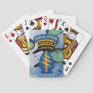 Special Forces Group Green Berets SFGA SFG Playing Cards